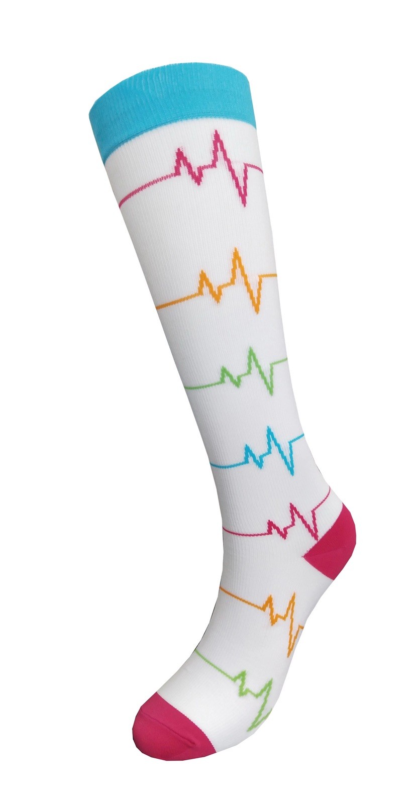 6 Pack of Compression Socks Stockings Women Knee High 20-30Mmg Medical Running
