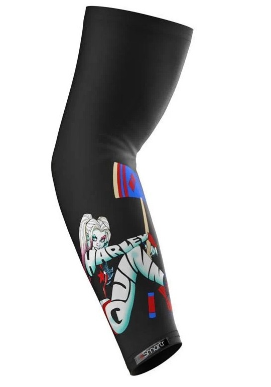 eSmartr Full Arm Compression Sleeve Sports/Gaming /Tatoo Cover HARLEY QUINN -XL