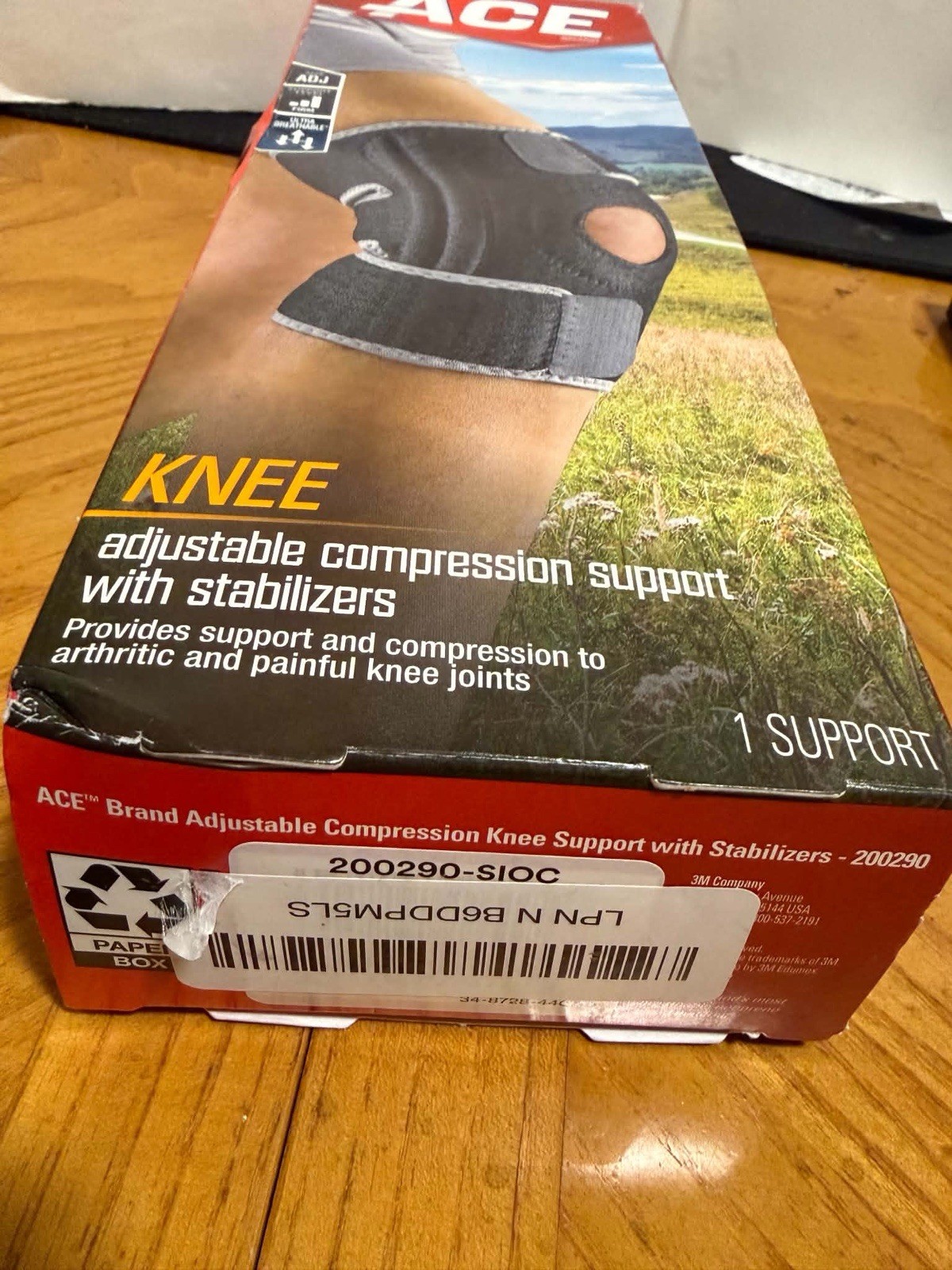 Ace Knee Adjustable Compression Support With Stabilizers