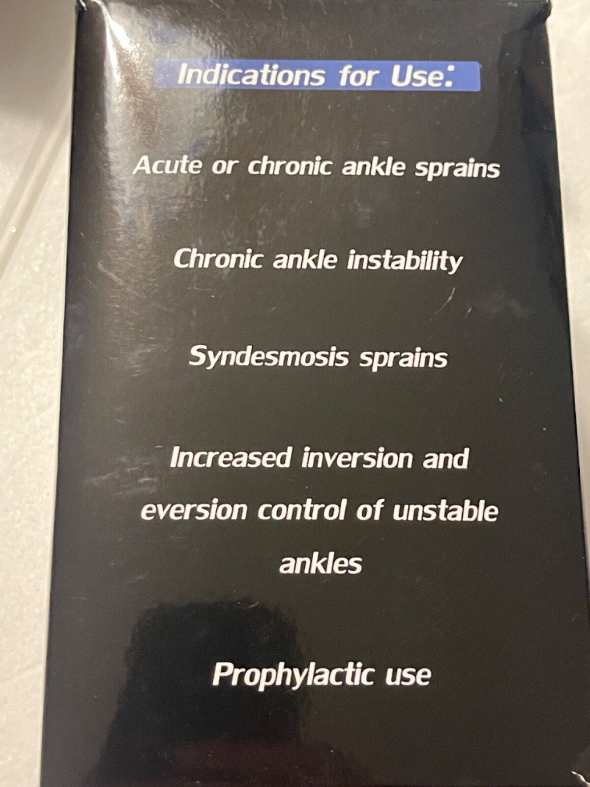 Ankle Brace Accord 3 Size Small Left Foot
