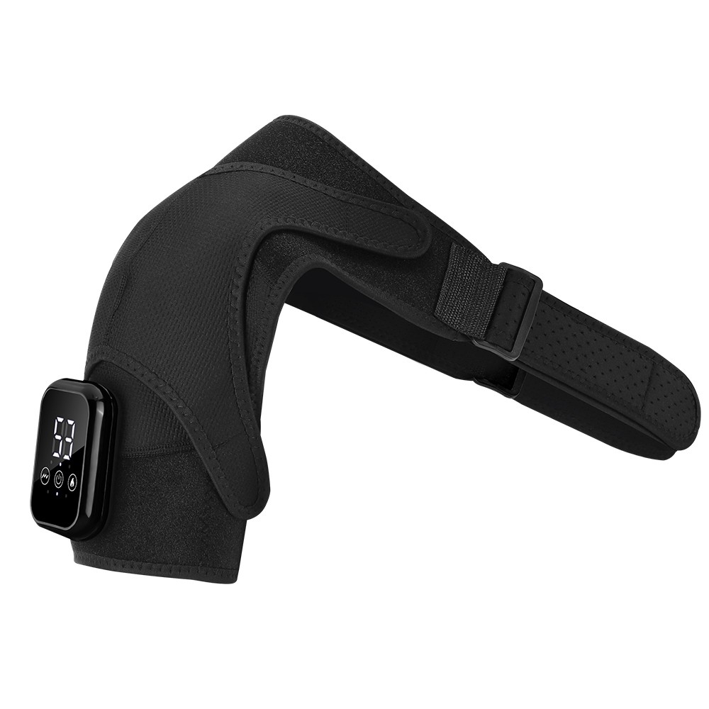 Heating Vibration Shoulder Wrap Electric Cordless Vibration Massage Heated Brace