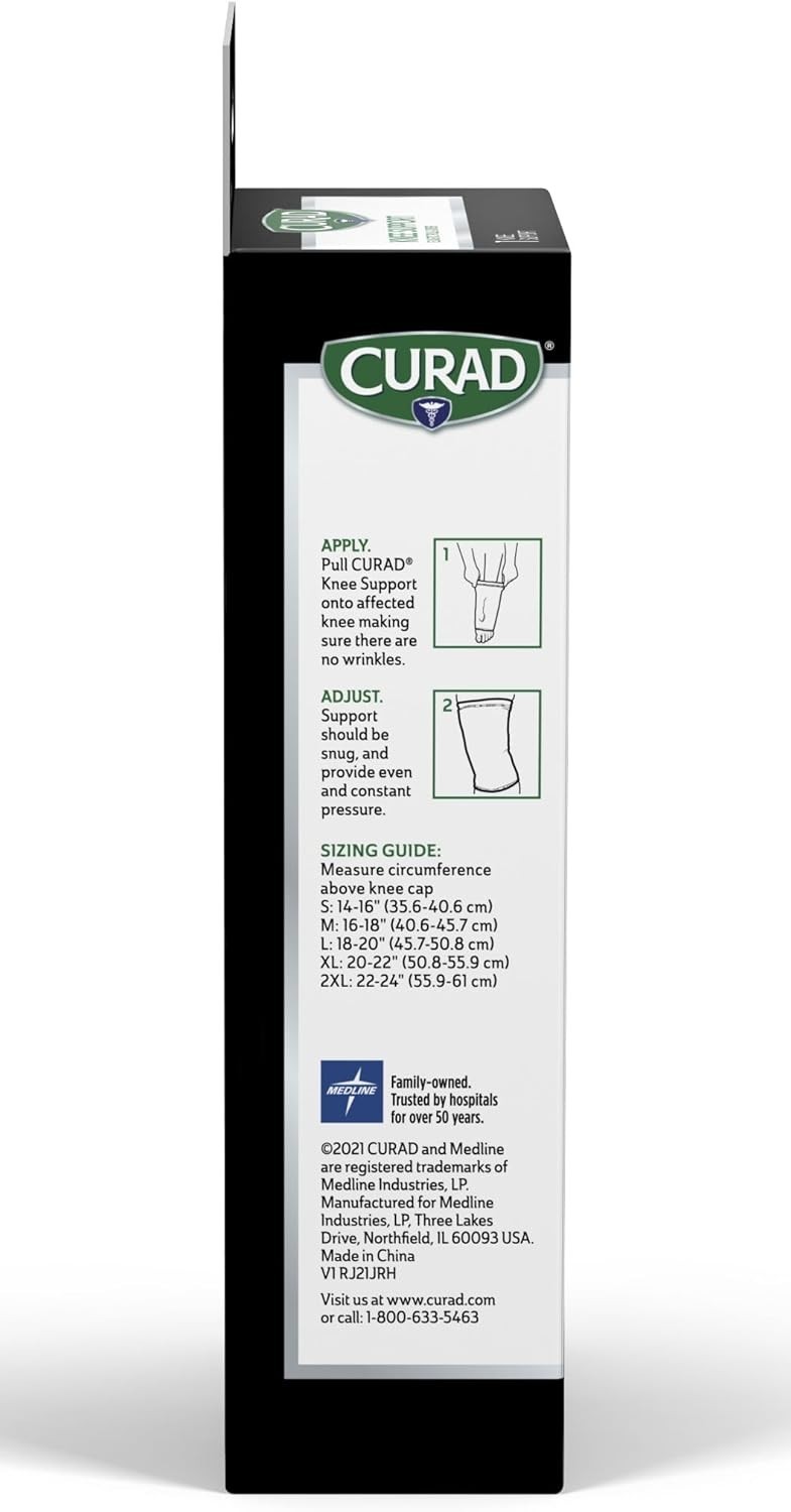 Large CURAD Pull-Over Knee Brace – Compression Support for Sports & Workouts