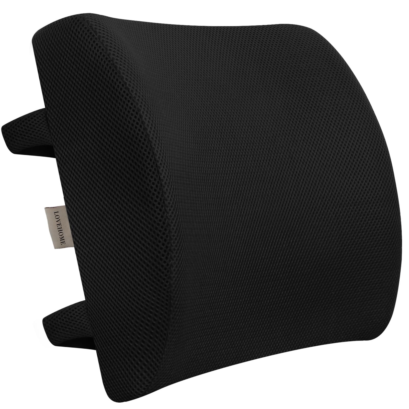 Lumbar Pillow for Chair and Car, Back Support for Office, Memory Foam Cushion…