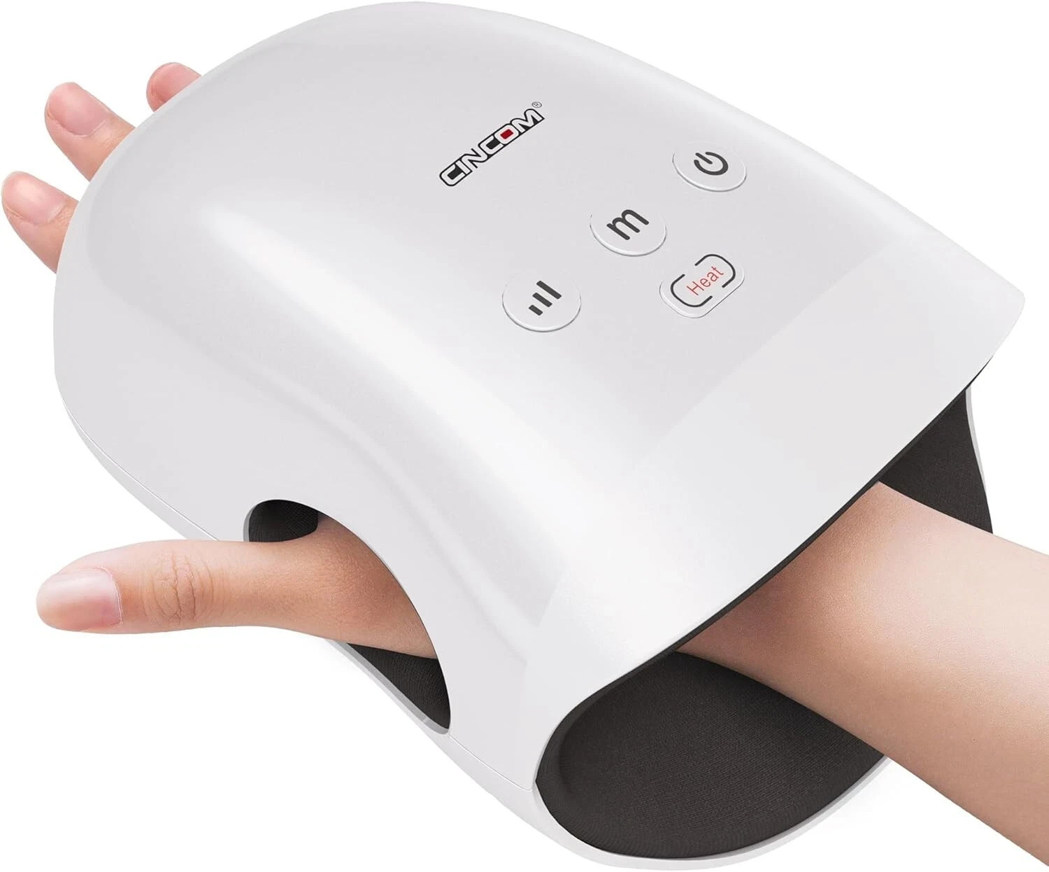 Cordless Hand Massager with Heat and Compression for Arthritis and Pain Relief