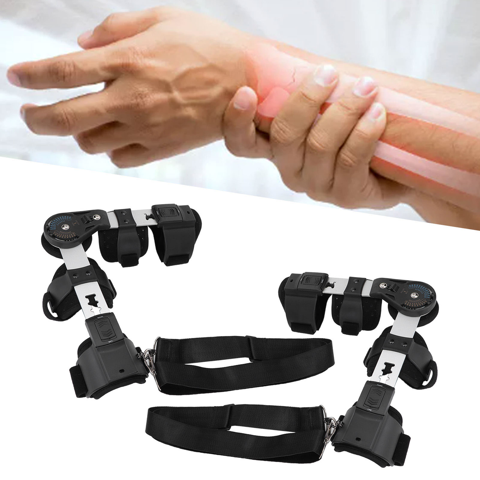 Elbow Support Brace Adjustable Arm Injury Recovery Elbow Brace Stabilizer Wi