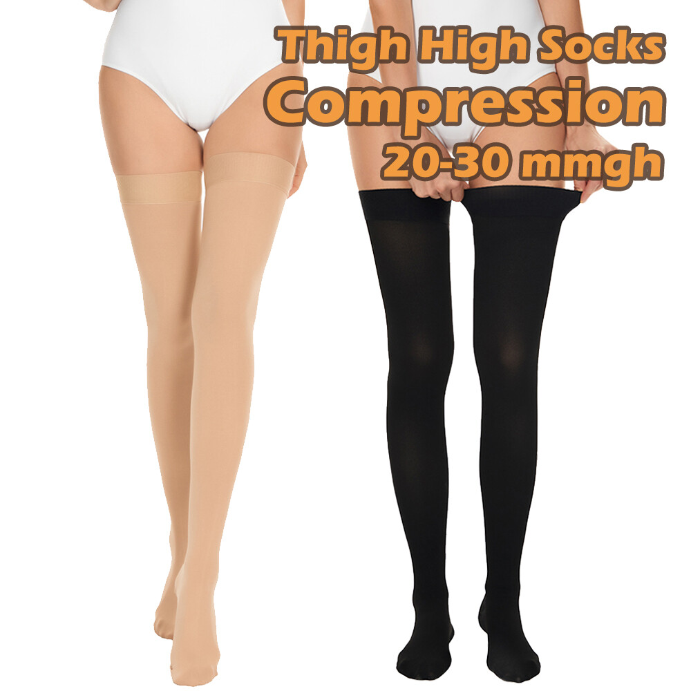 Thigh High Compression Socks 20-30 mmHg Support Stockings Surgical Varicose Pain