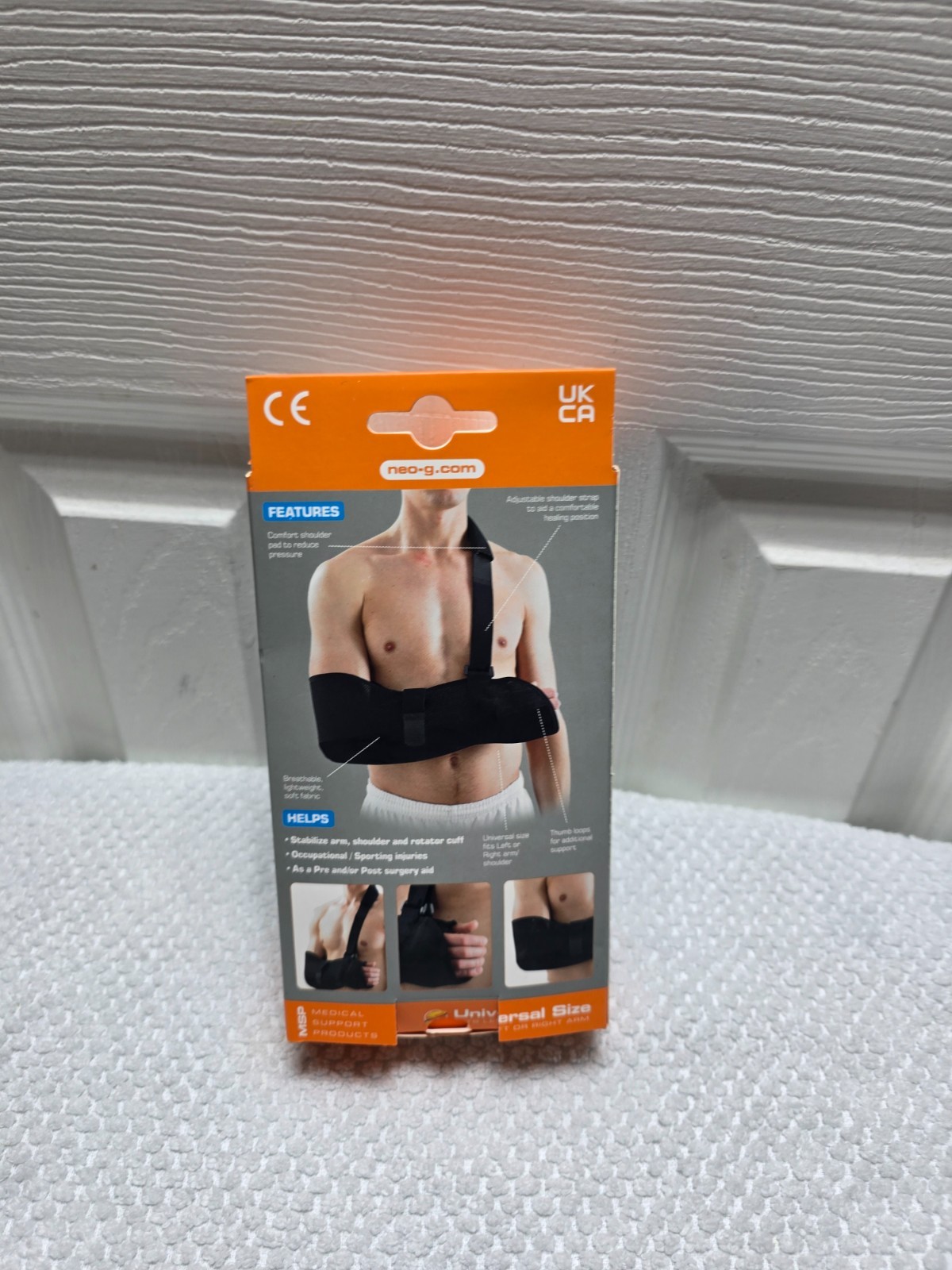 Neo G Airflow Breathable Arm Sling Universal Size Fits Left Or Right Arm