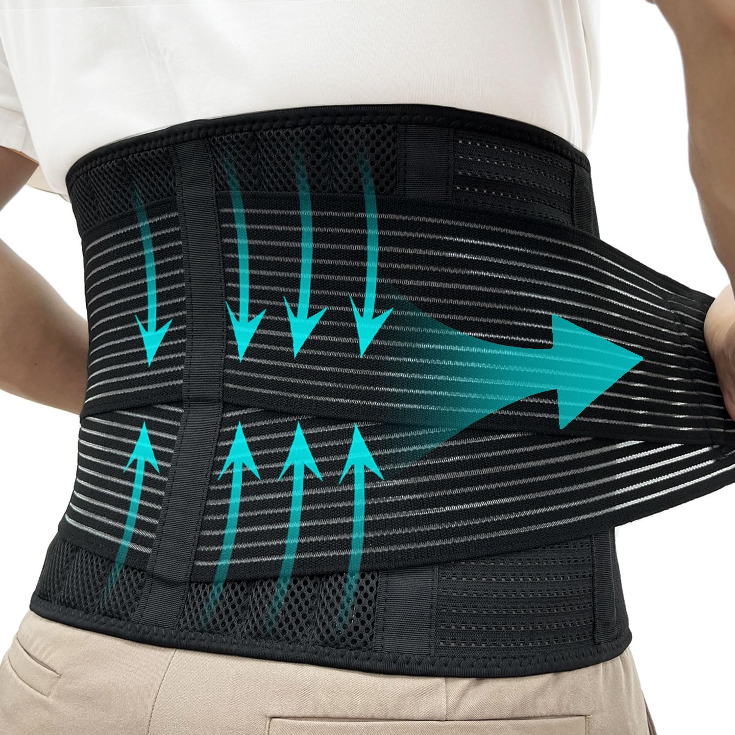 Back Brace for Men and Women Lower Back, Lumbar Support Belt Relieve Lower Back