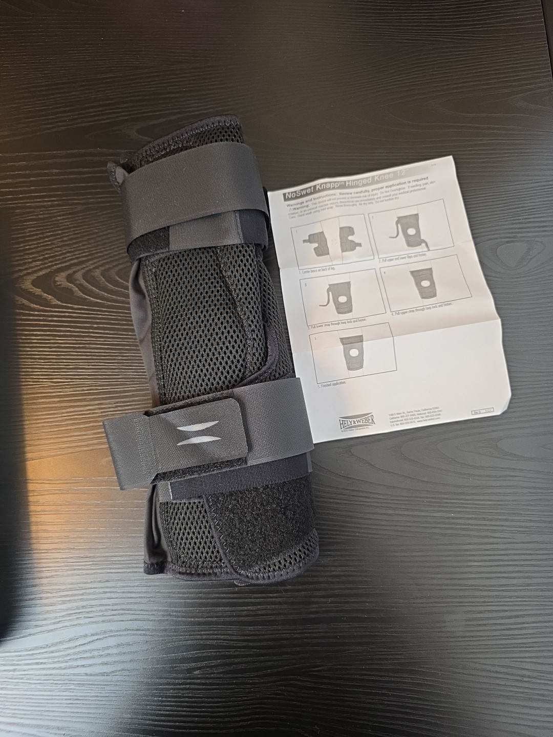Hely & Weber 7676-BLK-XXL Knee Open Pat/ Open Pop – NEW