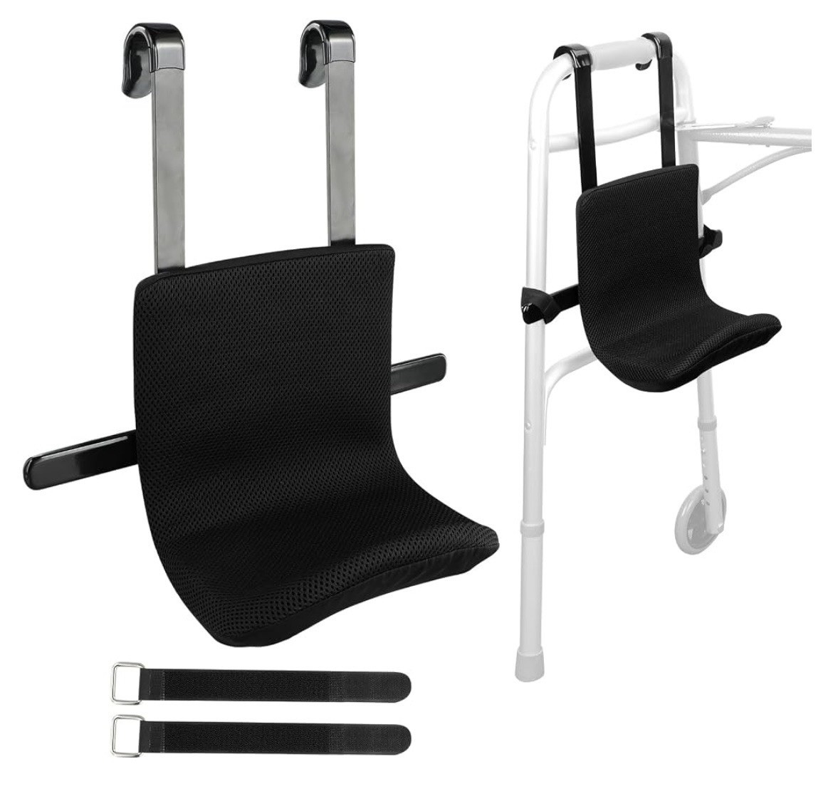 Knee Sling for Walker, Leg Support Up to 300lbs with Comfortable Cushion