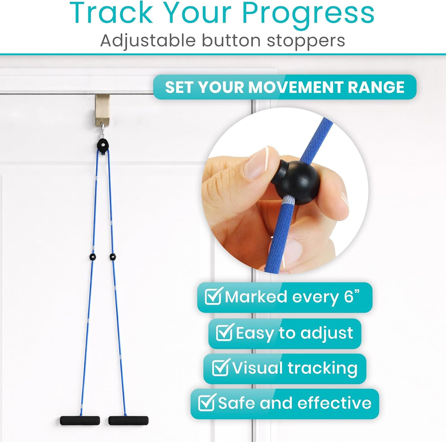 Shoulder Pulley for Physical Therapy – Rotator Cuff Pain Pulley System – over Do