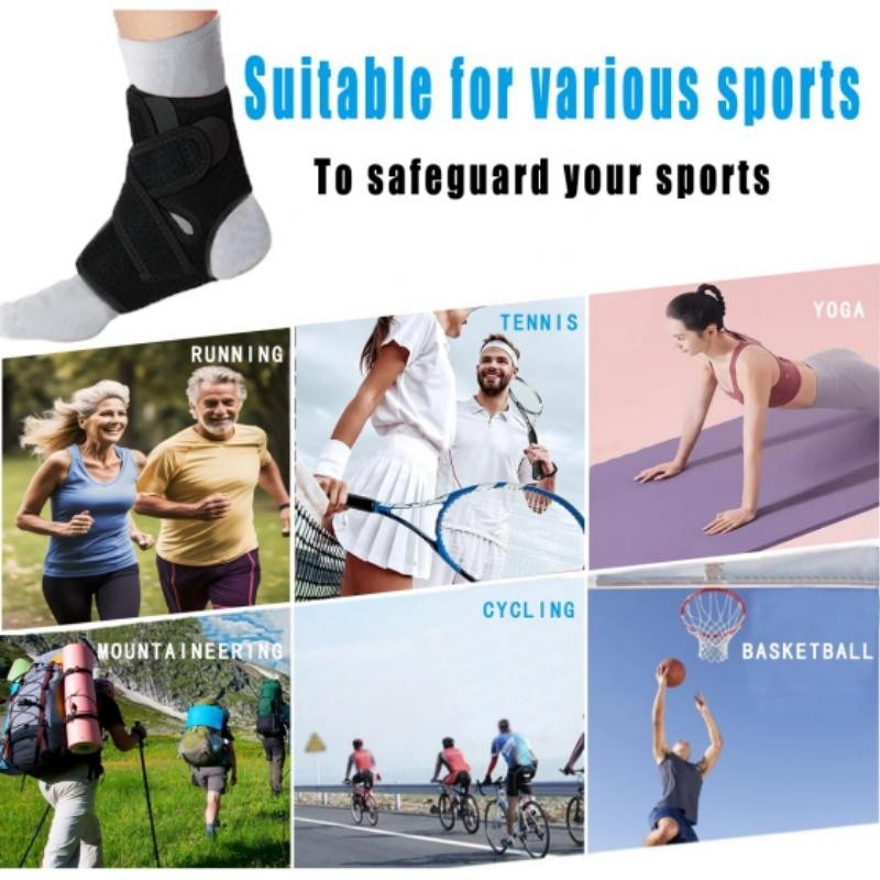 Ankle Brace Support – Compression Support for Sprained Ankle – Adjustable Straps