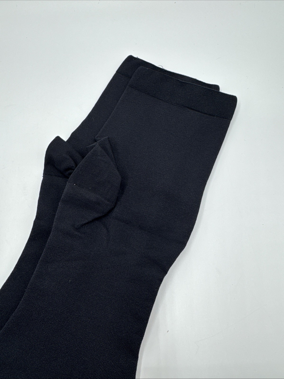 Thigh High Compression Socks Open Toe Black Choose Size