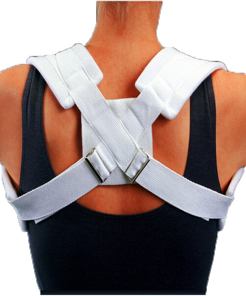 DJO Bell-Horn Clavicle Support White Large