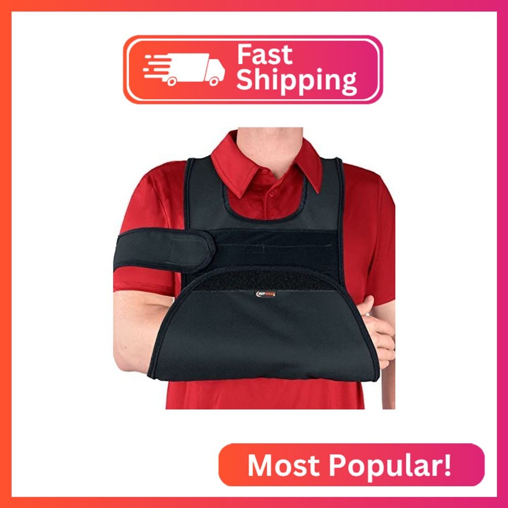Ezy Wrap Vest Shoulder Sling Immobilizer – Over-the-Shoulder Stabilization Sling