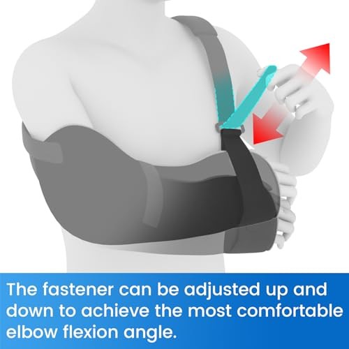 Kids Arm Sling Shoulder Immobilizer with X-Small Kids Mesh Version-Right Hand