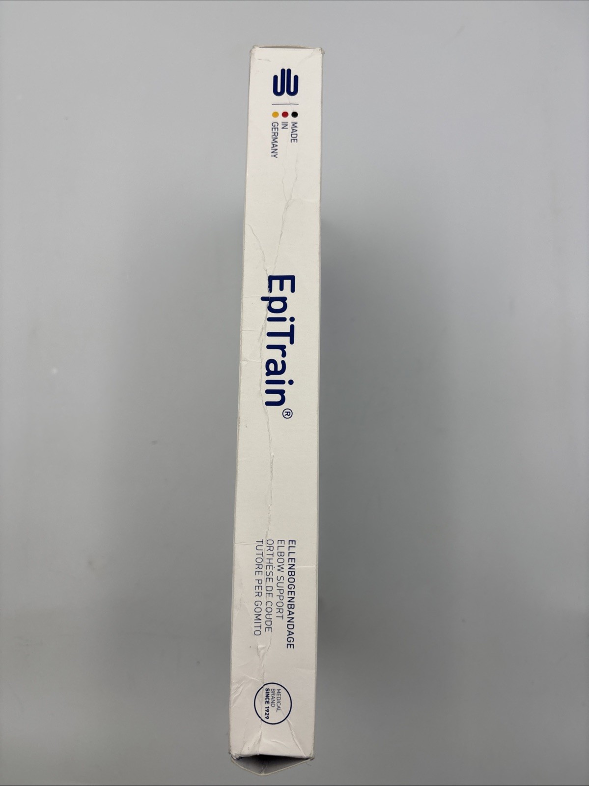 EPITRAIN ELBOW BRACE White/blue SIZE 2 BAUERFEIND made In Germany New Open Box