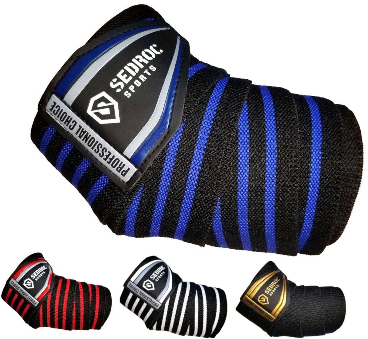 Professional Weight Lifting Elbow Wraps Powerlifting Support Sleeves – Pair