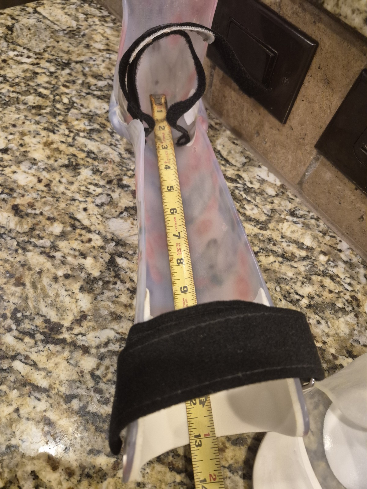 AFO Molded Hinged Right Brace Support Orthosis ANKLE FOOT Adult 👀 Measurements
