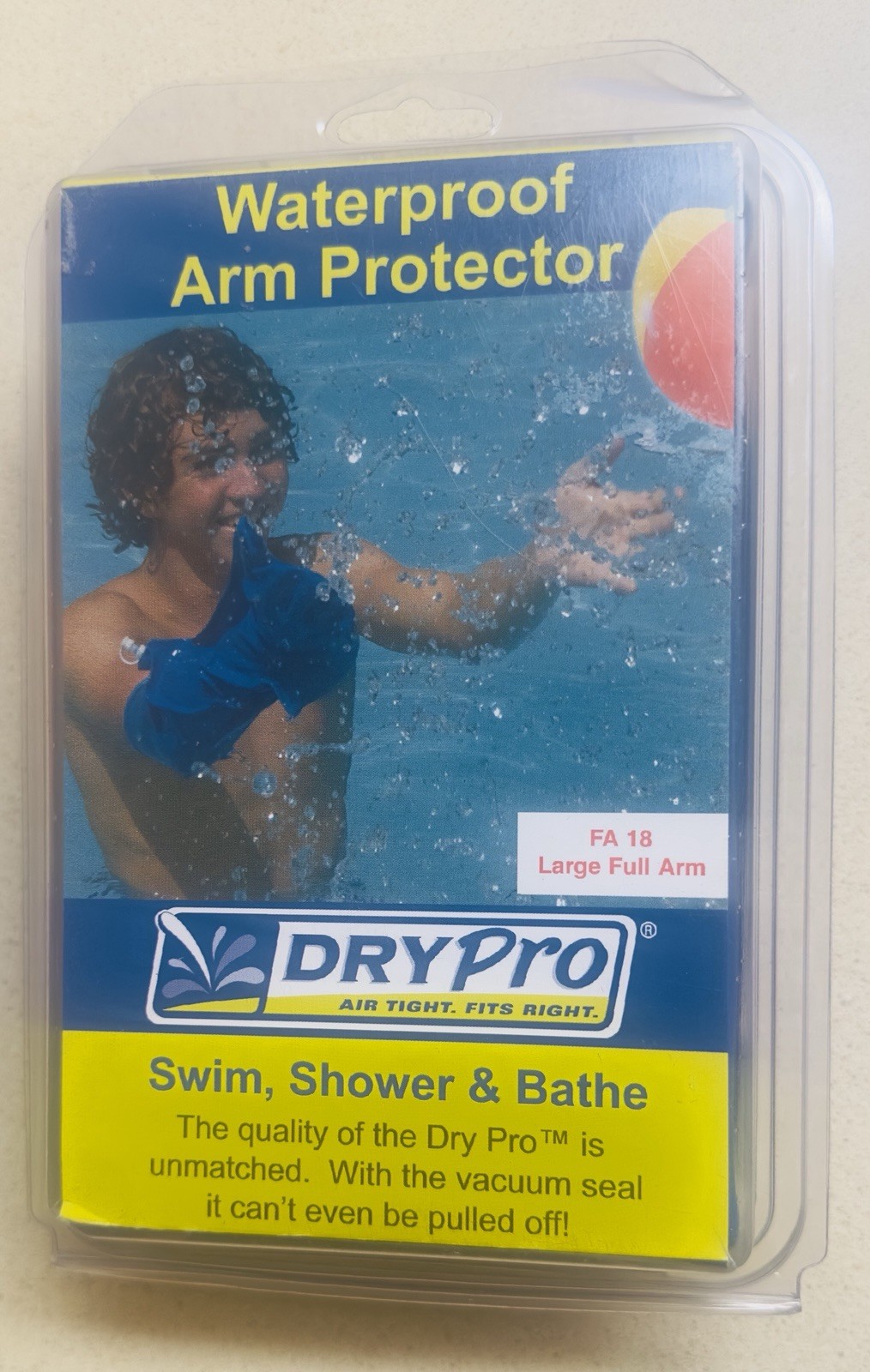 Waterproof Cast Cover DryPro Swim , Shower & Bathe Size FA18 Large Full Arm