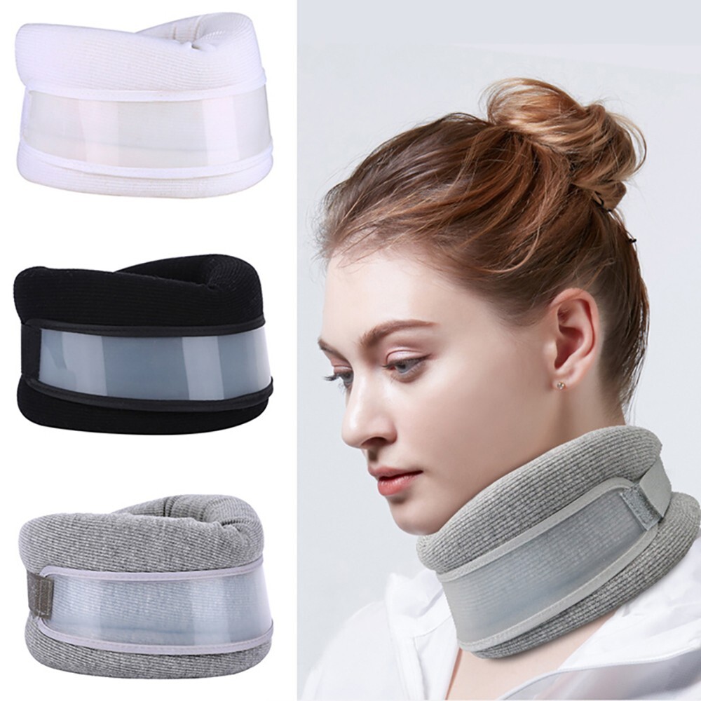 Adjustable Cervical Neck Pillow Stretcher Traction Device Collar Brace Support