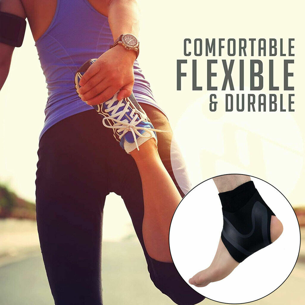 Ankle Support Brace Compression Tendon Strap Elastic Bandage Sport Foot Wrap US
