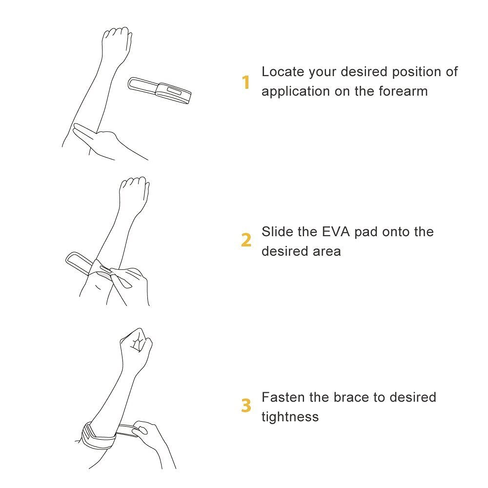 Bracoo Elbow Brace for Tendonitis & Pain Relief – Tennis & Golfer’S Elbow Strap