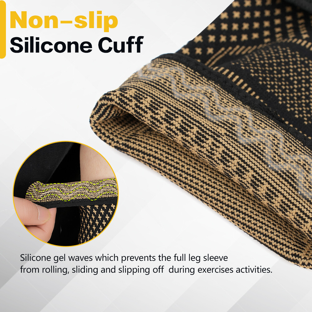 Copper Elbow Brace Compression Support Sleeve Arthritis Tendonitis Joint Pain L6