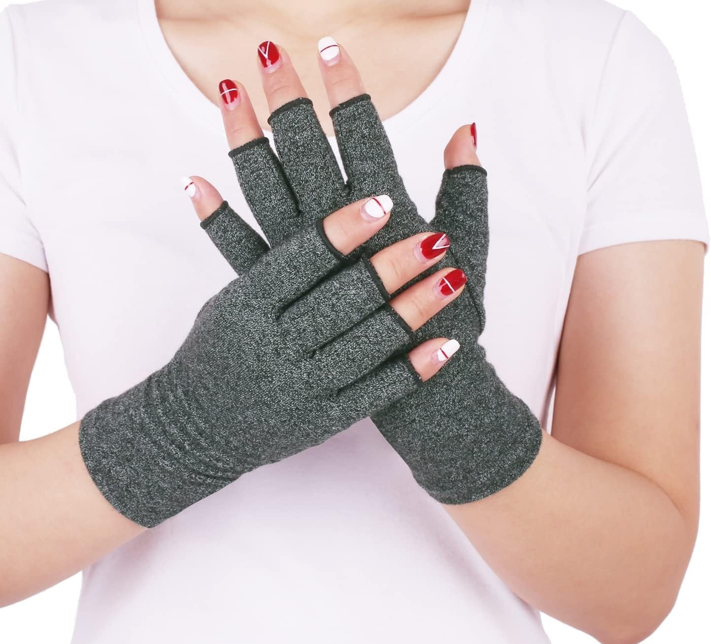 Arthritis Compression Gloves Relieve Set of Two Size Small