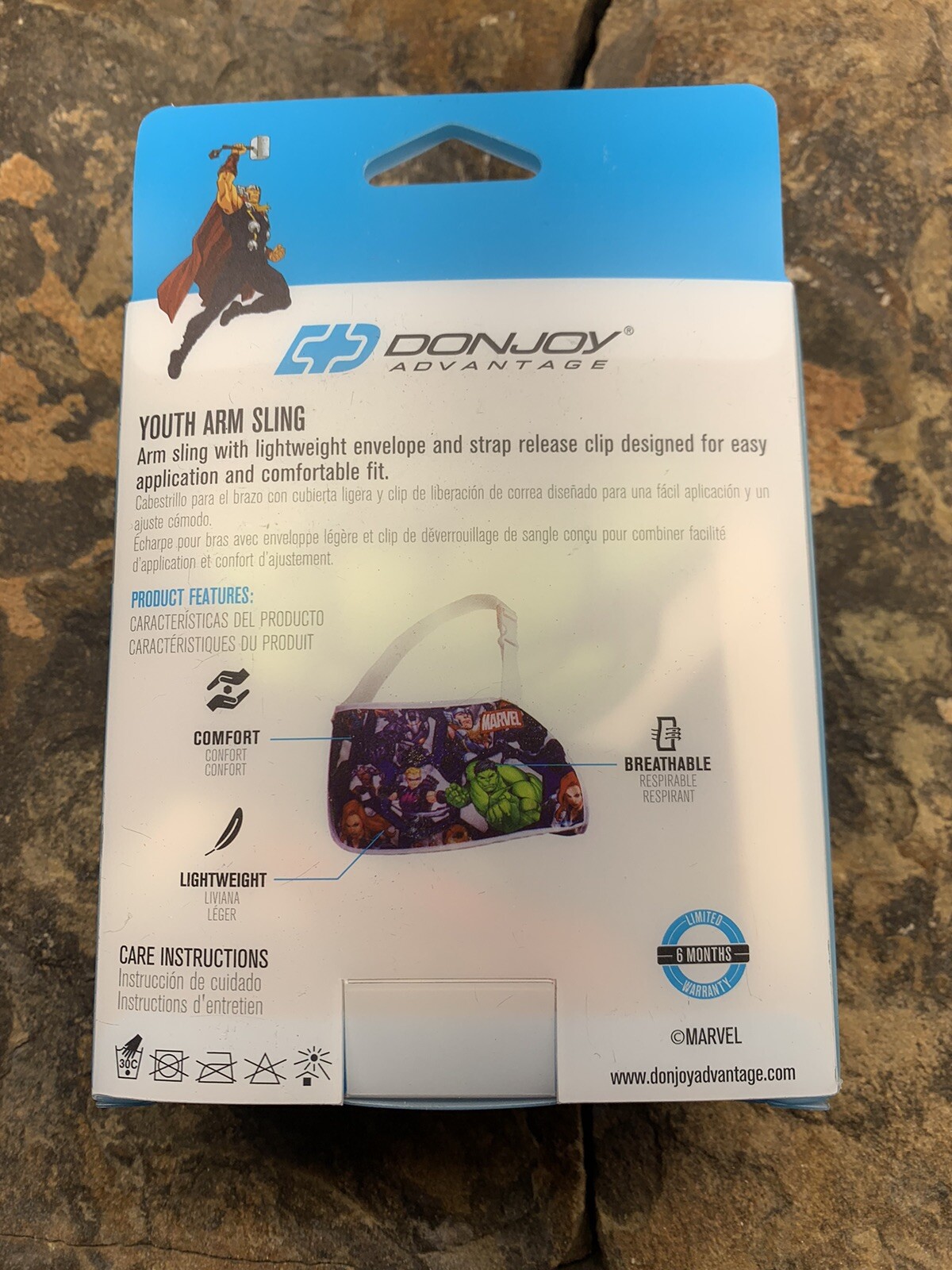 Donjoy Marvel Avengers Youth Arm Sling. New