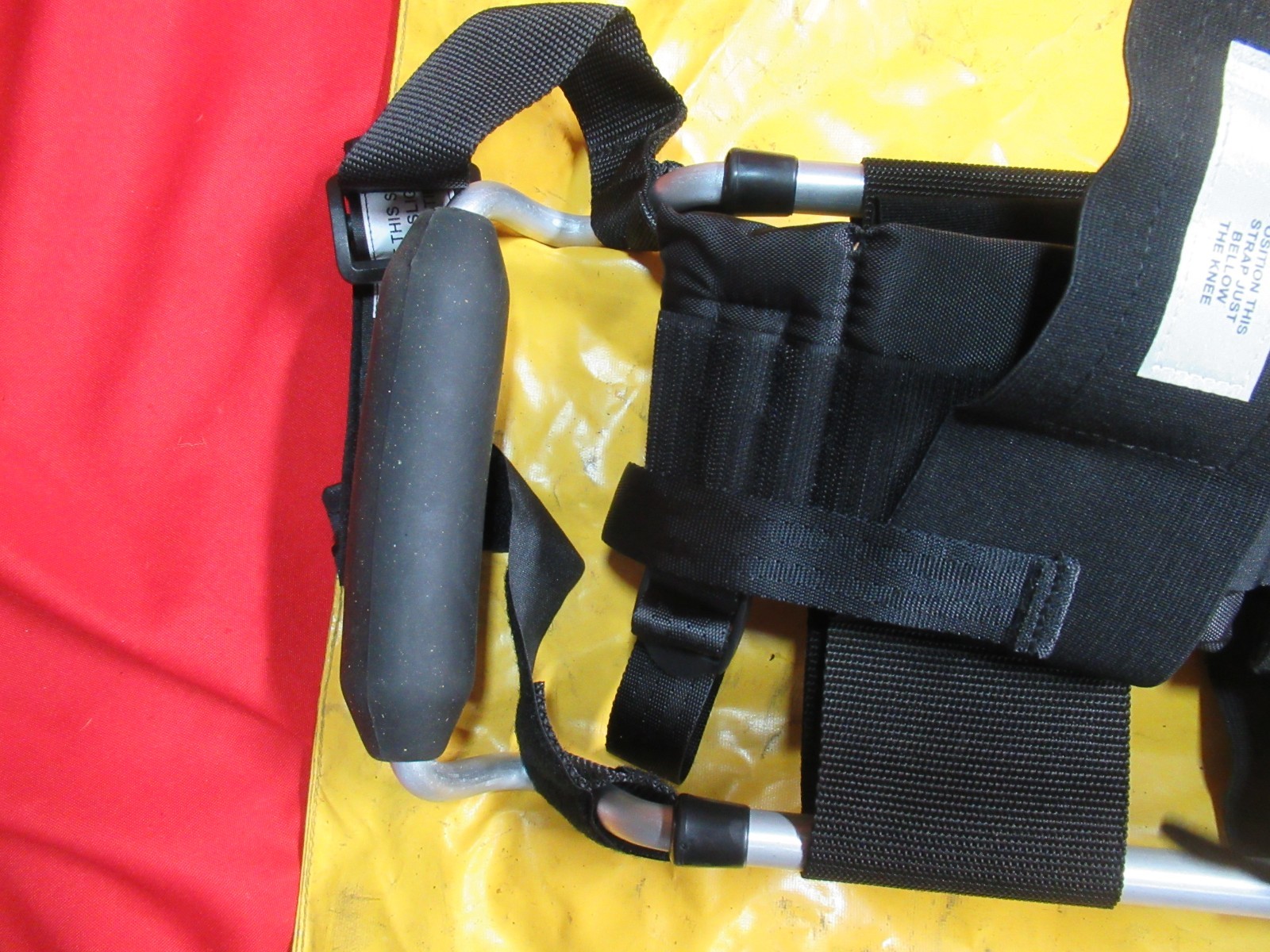 Ferno Adult Traction Splint WITH BAG COMPLETE GOOD USED WORKING CONDITION