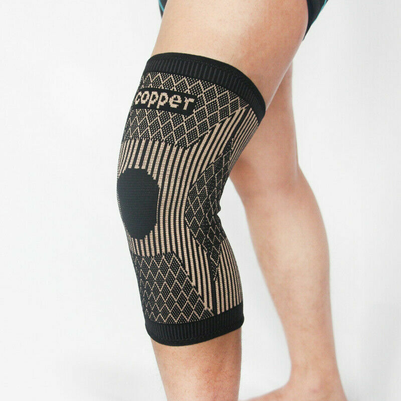 COPPER KNEE SLEEVE COMPRESSION BRACE FOR PAIN AND SUPPORT SIZE XXXL