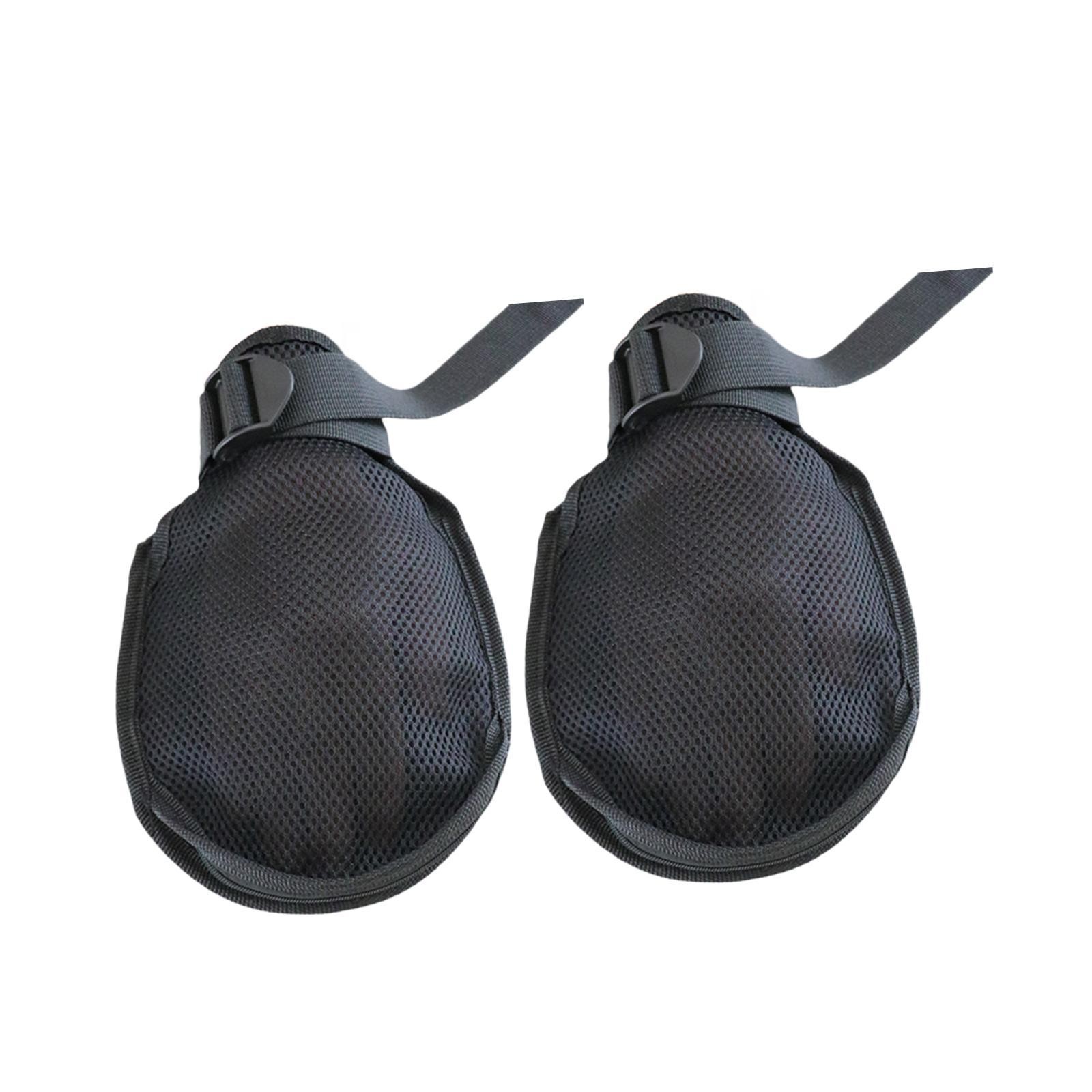 Restraints Gloves Lightweight Soft Zipper Finger Control Mitts for Patients
