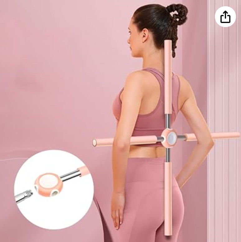Posture Correcter and Back Straightener Yoga Sticks for Adults and Kids