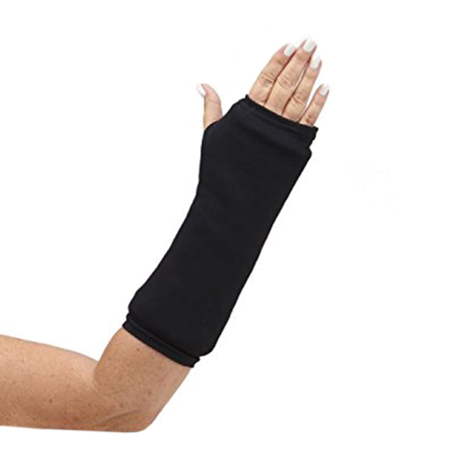 CastCoverz! Designer Arm Cast Cover – Black – Large Short: 13″ Length X 13″