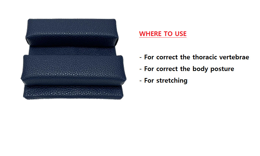 Korea Chiropractic Thoracic Spine Lumbar Corrective Posture Block Cushion Up