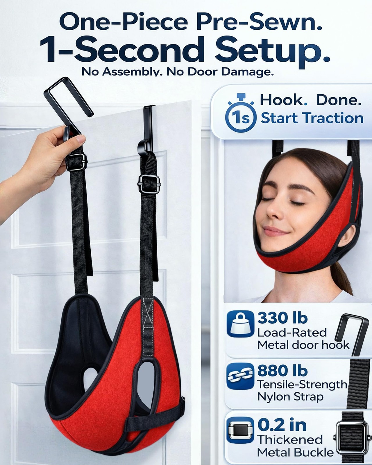 FELICITDR neck traction device red