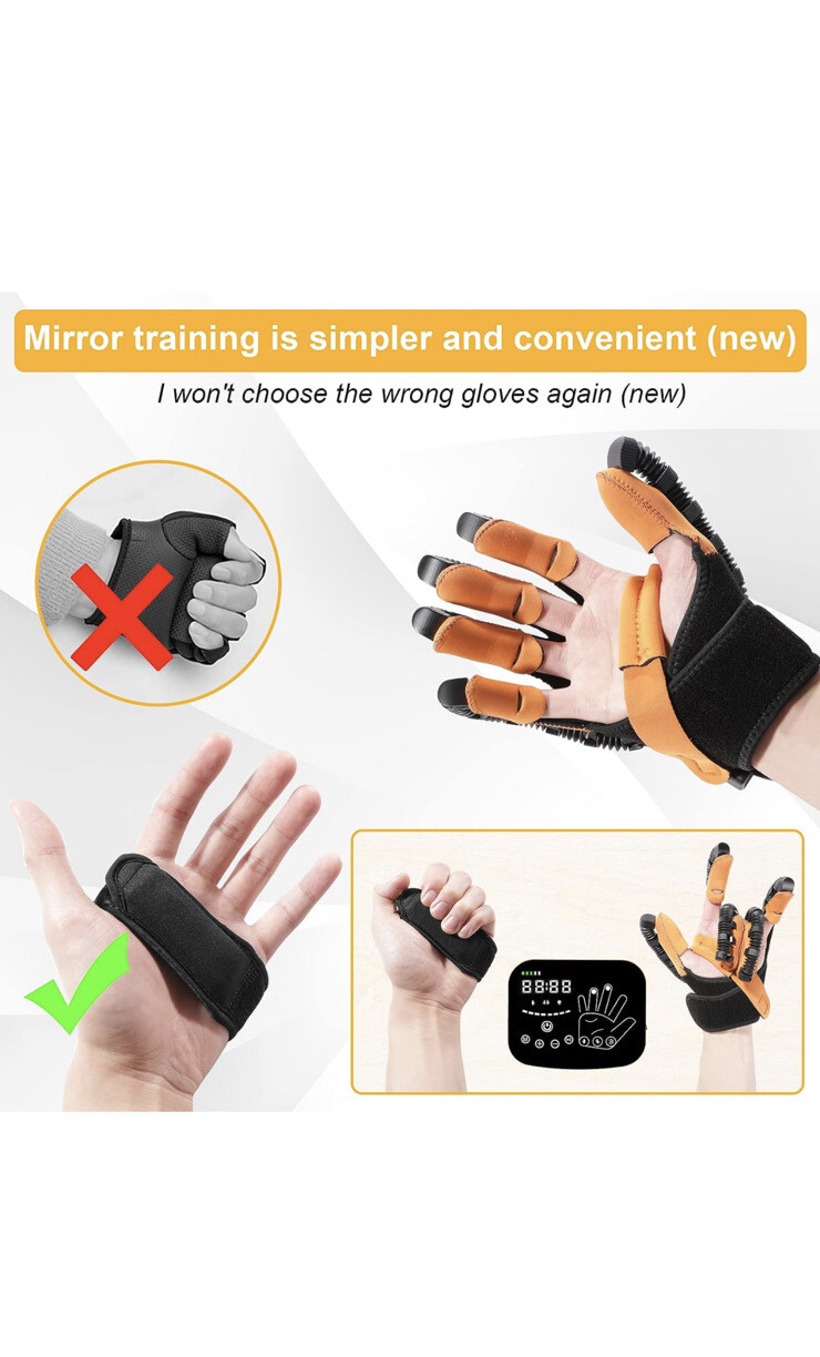 Upgraded Hand Function Rehabilitation Robot Gloves for Stroke Hemiplegia Trainer