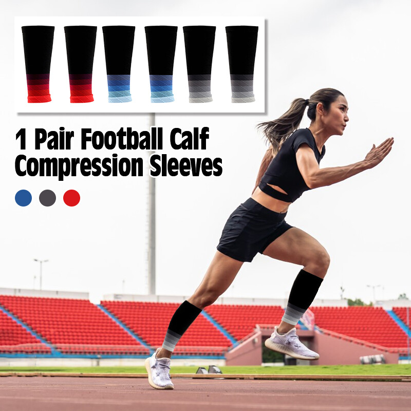 Football Calf Compression Sleeves Running Leg Sleeve Socks For Shin Splint 1Pair