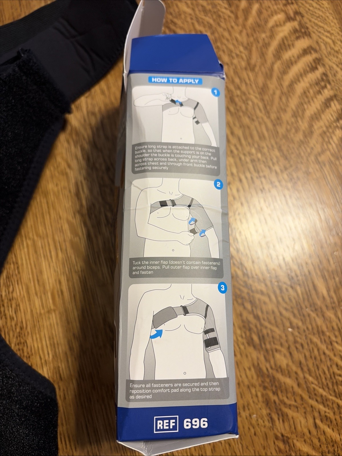 NEO G EASY-FIT SHOULDER SUPPORT UNIVERSAL SIZE LEFT OR RIGHT ARM NEW-OPEN BOX