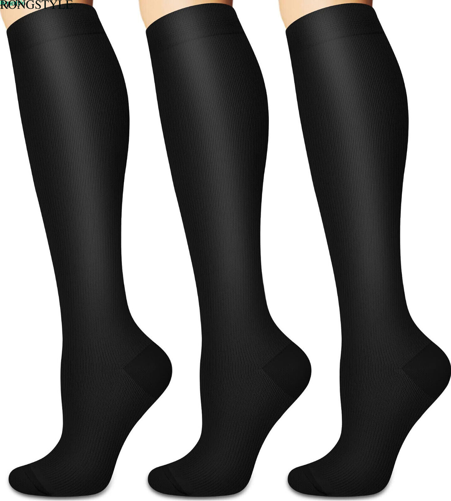 Lots Compression Socks Stockings Knee High Women Men Medical 20-30 mmHG S/M-X/XL