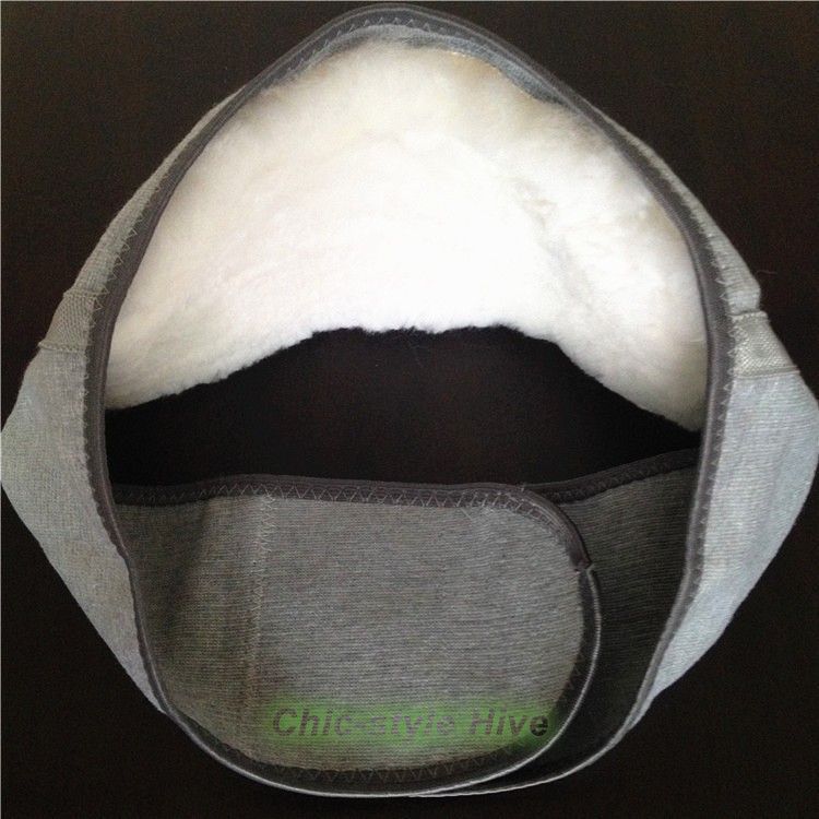 Sheepskin Wool Waist Warmer Support Protector Belt Brace Waistband Winter Soft
