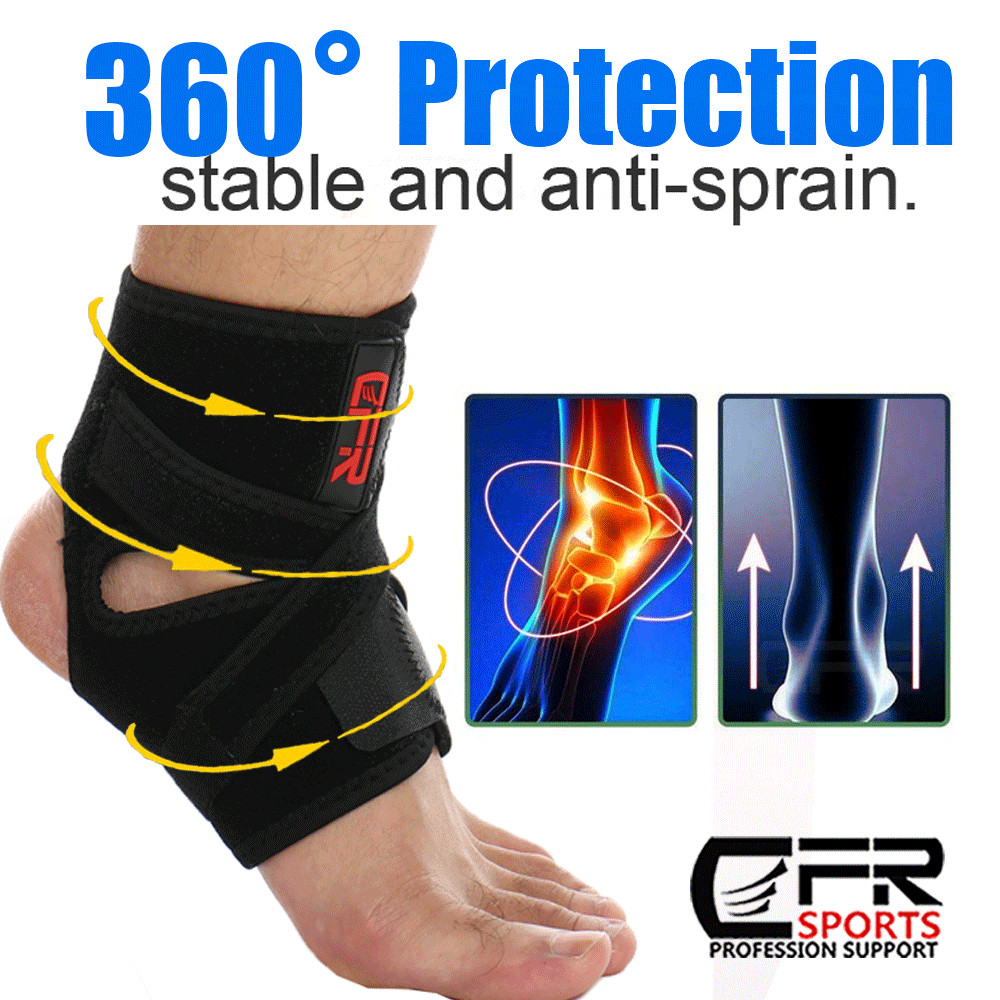 Ankle Brace, Breathable Adjustable Compression Foot Drop for Ankle Pain Relief