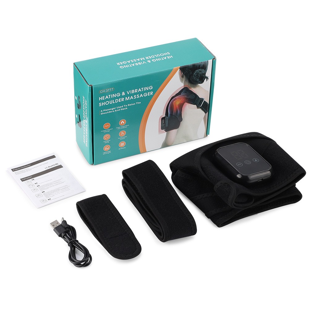 Heating hot compress shoulder/Knee warming vibration massage therapy device