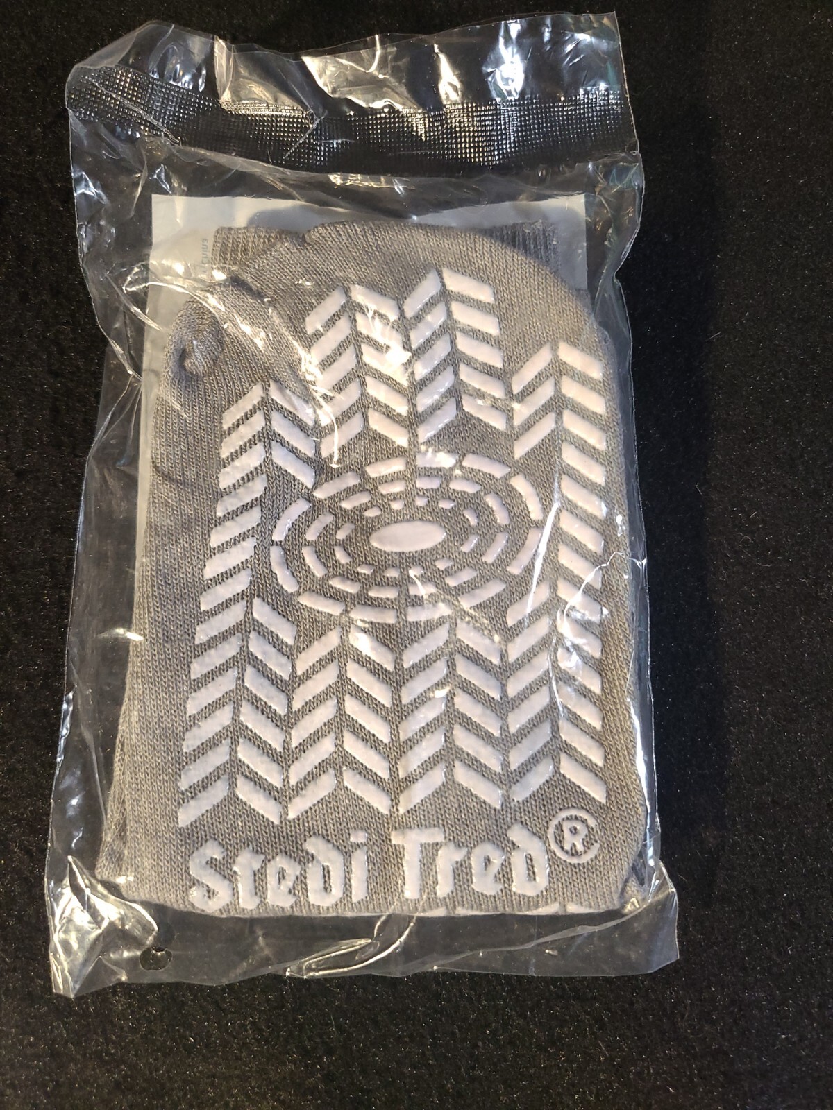 Large Stedi Tred Fall Socks Gray Fall Prevention Slippers 1 Pair Latex Free New