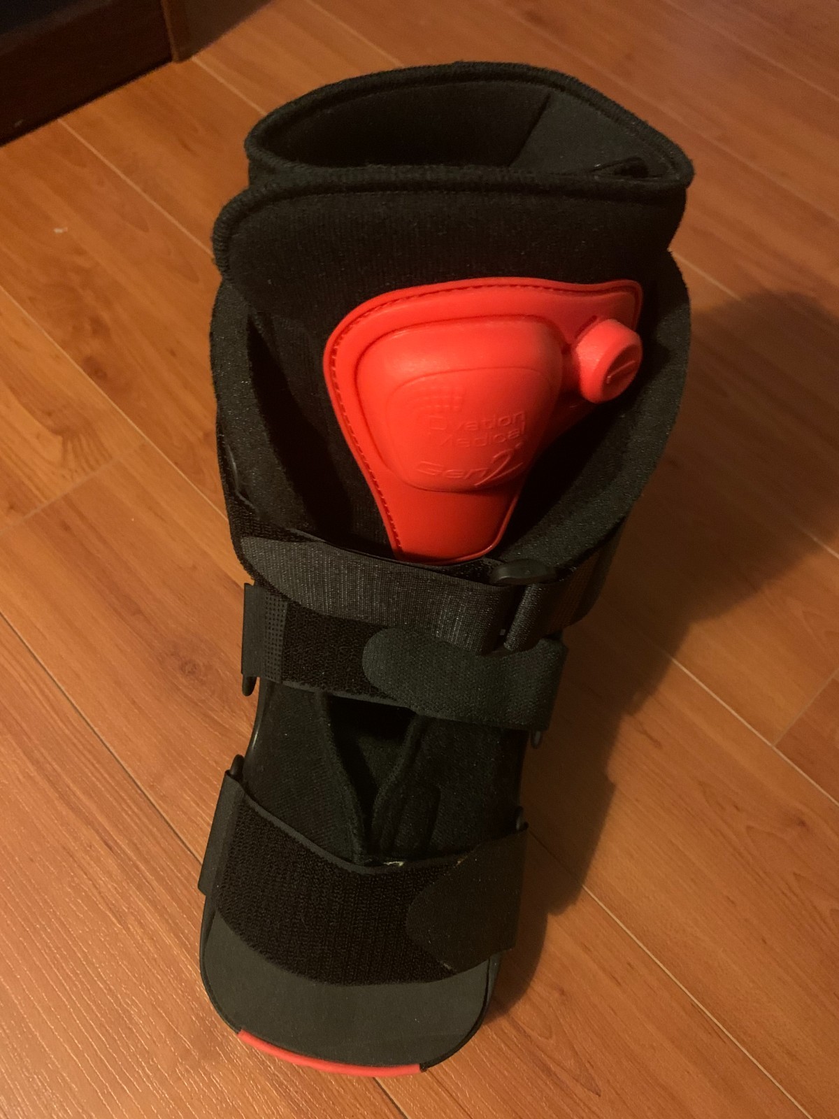 Ovation Medical Gen2 Short Walking Boot Pneumatic Pump Black Shockpod Size S