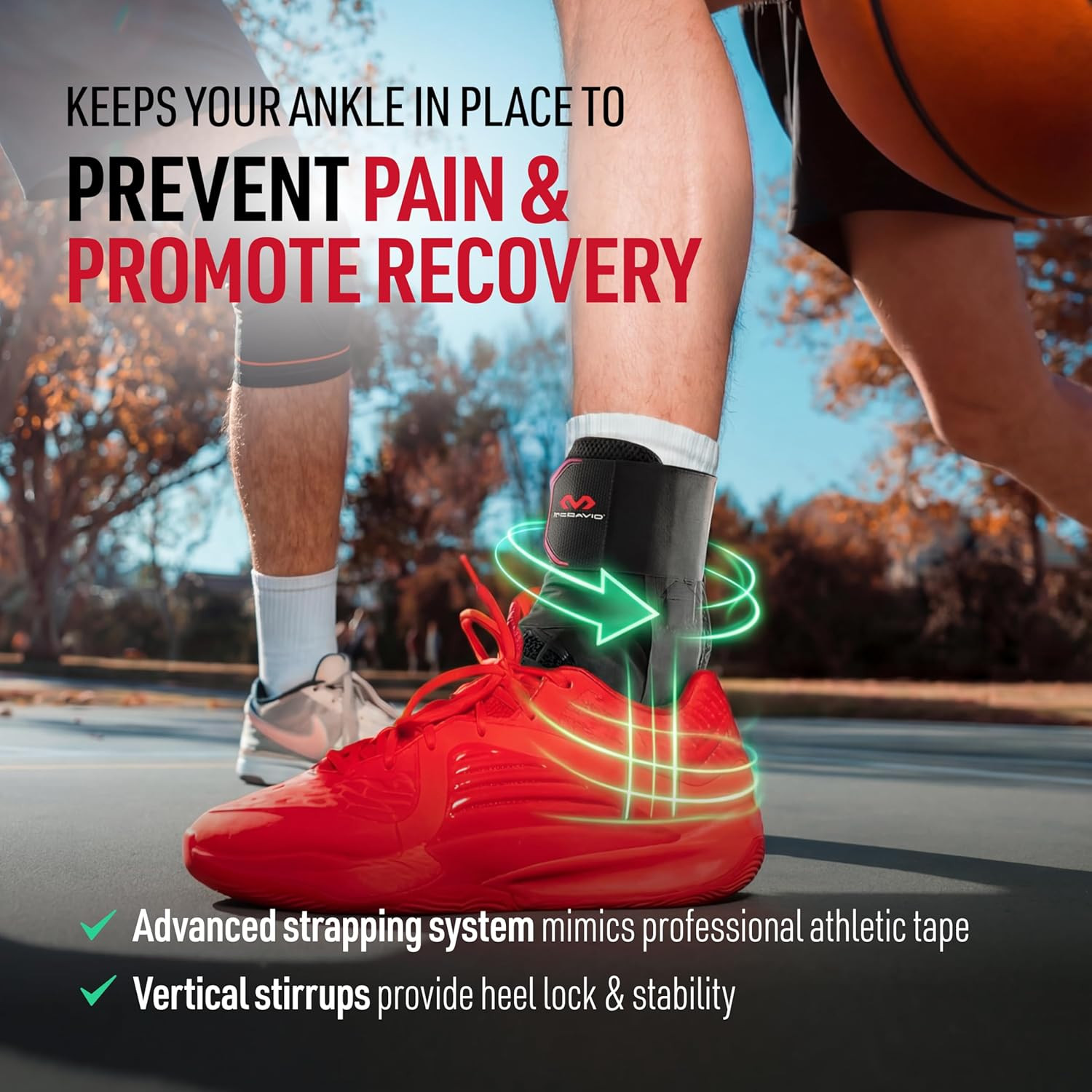 Ankle Brace Ultralight for Sprained Ankle, Figure 8 Ankle Braces, Lace up Ankle
