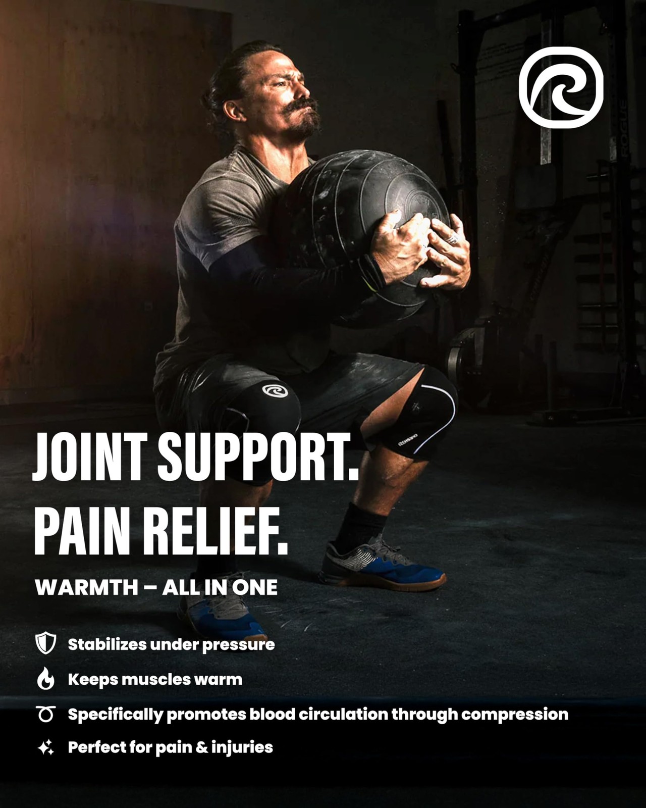 5mm Knee Sleeves for Functional Training, Cross-Training & Powerlifting, Weig…