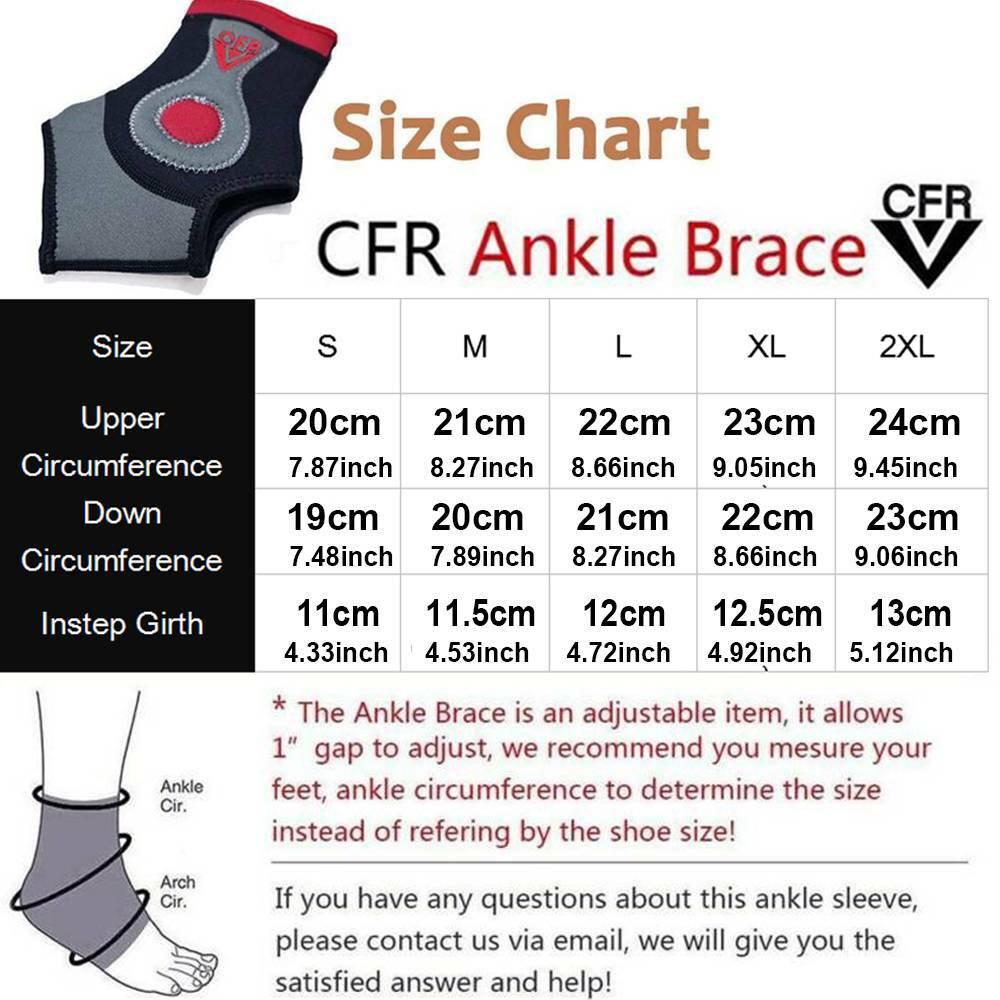 Compression Ankle Support Sleeve Brace Plantar Fasciitis Sport Sprain Foot Wrap