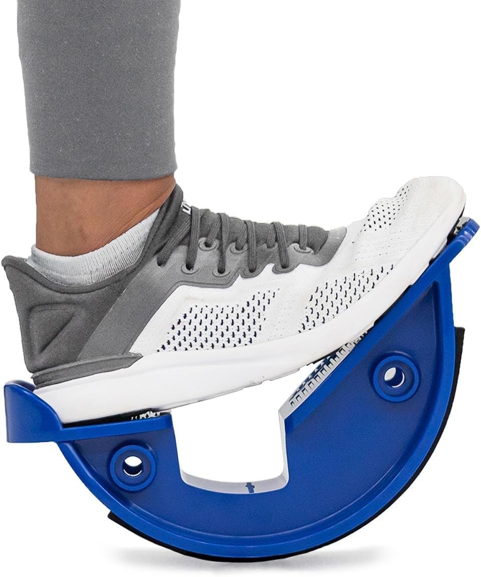 Compact Rubber Calf Stretcher & Foot Rocker – Effective Stretch for All Sports